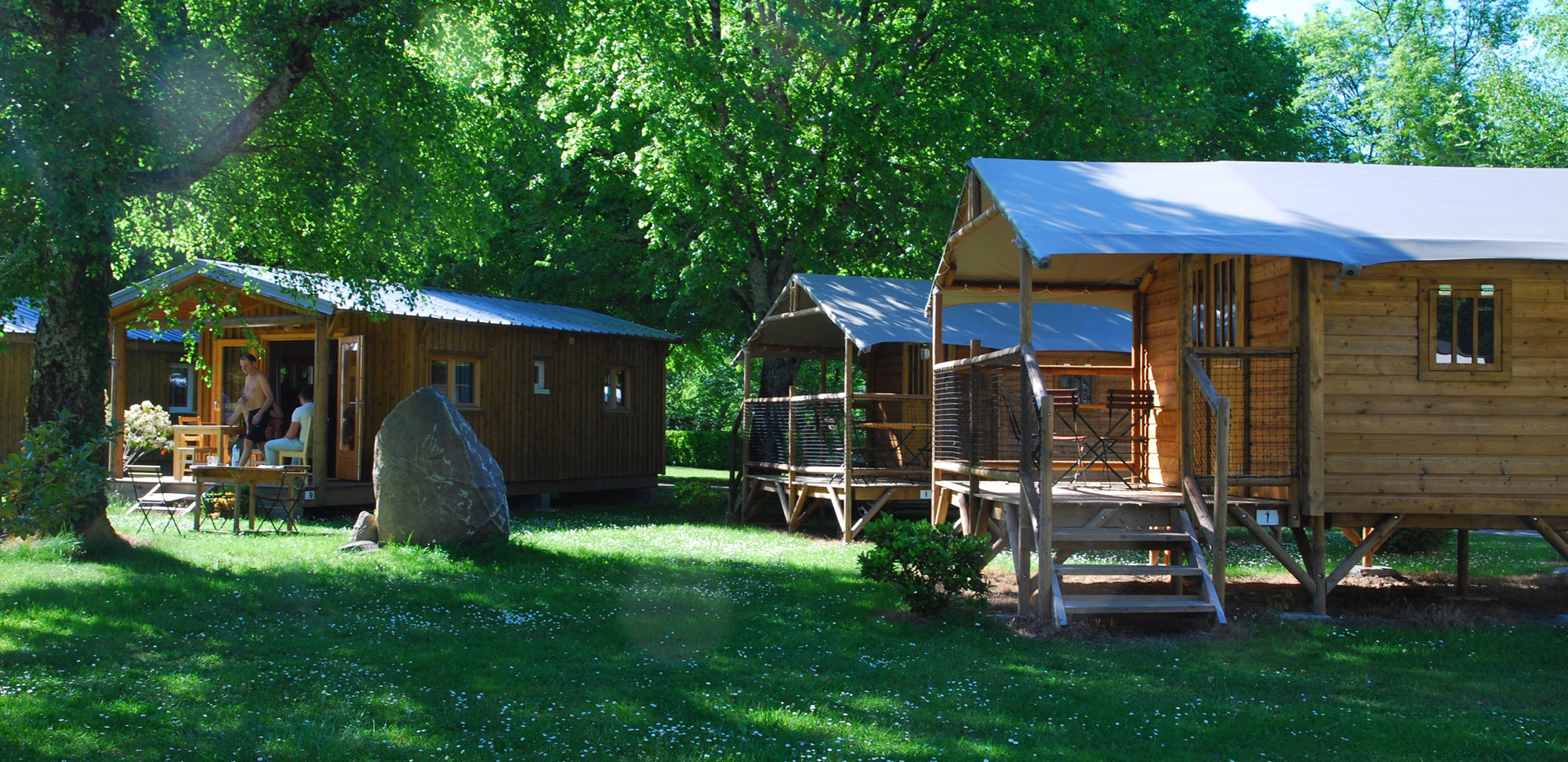 Chalet dans un camping